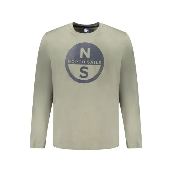 T-SHIRT À MANCHES LONGUES POUR HOMMES NORTH SAILS VERT - NORTH SAILS