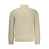 SWEAT-SHIRT BEIGE À FERMETURE ÉCLAIR POUR HOMME US GRAND - U.S. GRAND