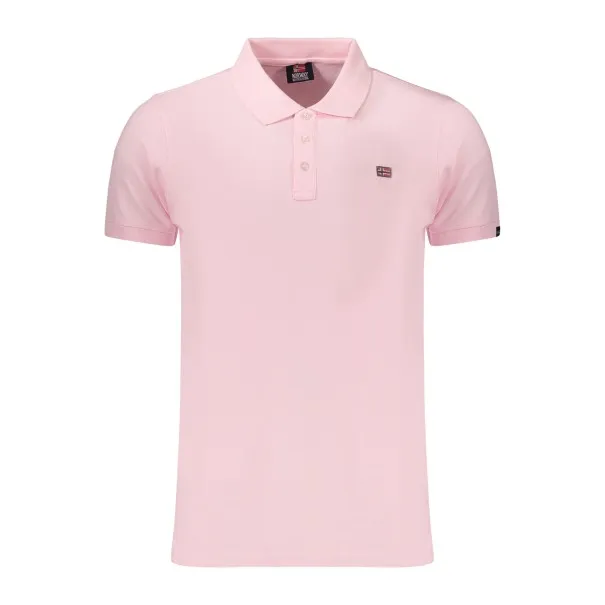 POLO HOMME À MANCHES COURTES ROSE NORVÈGE 1963 - NORWAY 1963