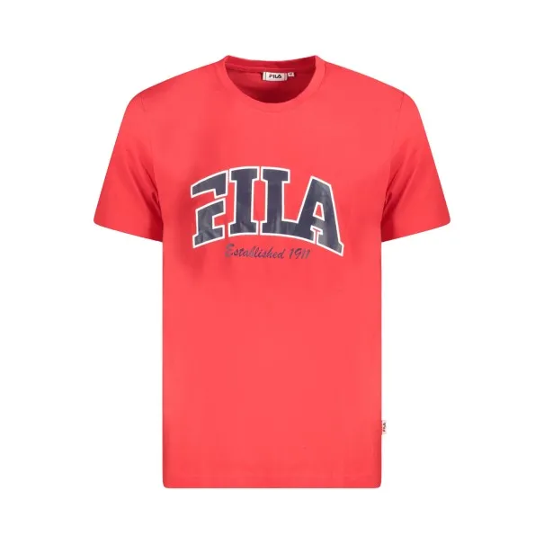 T-SHIRT À MANCHES COURTES POUR HOMMES FILA ROUGE - FILA