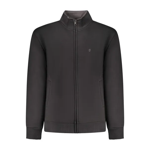 SWEAT-SHIRT NOIR À FERMETURE ÉCLAIR POUR HOMME COVERI MOVING - COVERI MOVING
