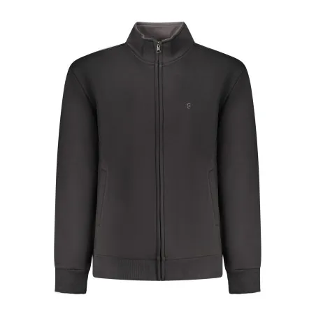 SWEAT-SHIRT NOIR À FERMETURE ÉCLAIR POUR HOMME COVERI MOVING - COVERI MOVING