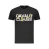 T-SHIRT À MANCHES COURTES CAVALLI CLASS HOMME NOIR - CAVALLI CLASS