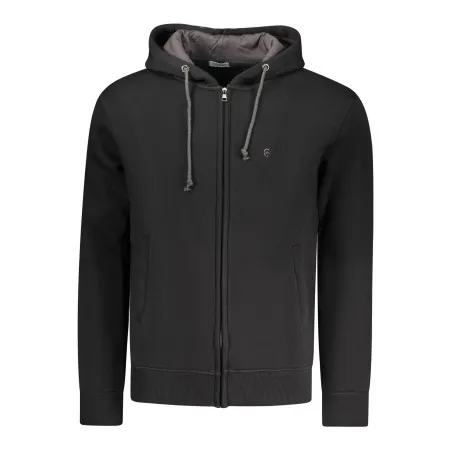 SWEAT-SHIRT NOIR À FERMETURE ÉCLAIR POUR HOMME COVERI MOVING - COVERI MOVING