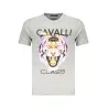 T-SHIRT À MANCHES COURTES CAVALLI CLASS HOMME GRIS - CAVALLI CLASS