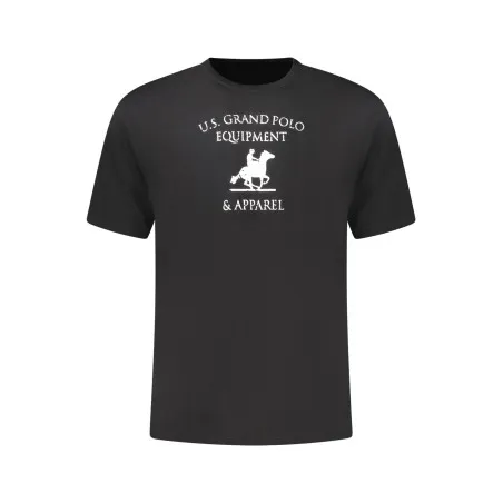T-shirt noir à manches courtes pour homme US GRAND - U.S. GRAND