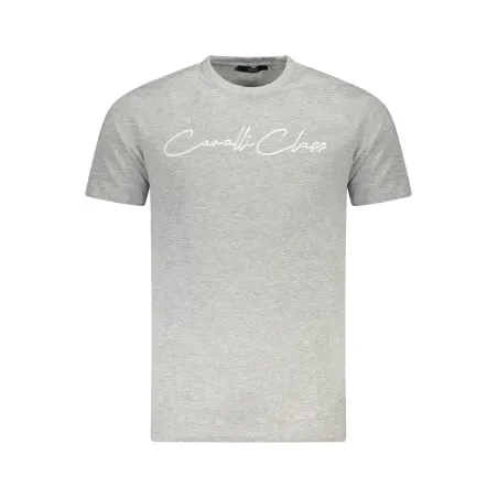 T-SHIRT À MANCHES COURTES CAVALLI CLASS HOMME GRIS - CAVALLI CLASS