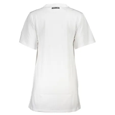 CAVALLI CLASS ROBE COURTE FEMME BLANCHE - CAVALLI CLASS