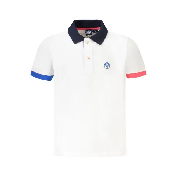 POLO MANCHES COURTES NORTH SAILS ENFANT BLANC - NORTH SAILS