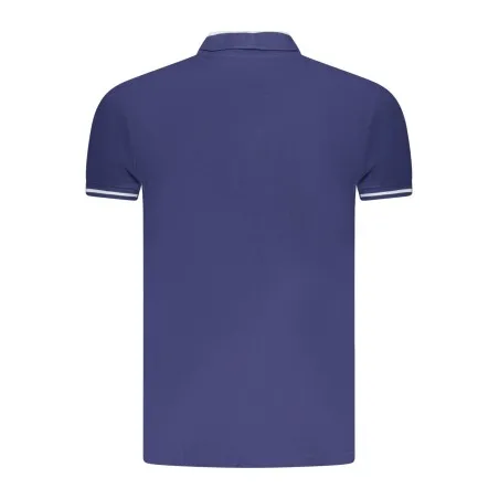 CAVALLI CLASS POLO MANCHES COURTES HOMME BLEU - CAVALLI CLASS