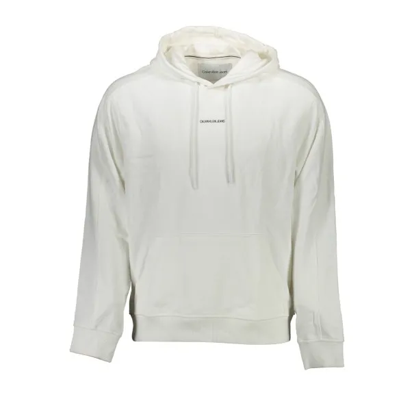 Sweat-shirt zippé homme Calvin Klein blanc - CALVIN KLEIN