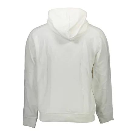 Sweat-shirt zippé homme Calvin Klein blanc - CALVIN KLEIN