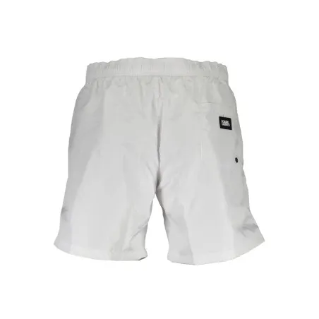 BAS DE MAILLOT DE BAIN KARL LAGERFELD BEACHWEAR HOMME BLANC - KARL LAGERFELD BEACHWEAR