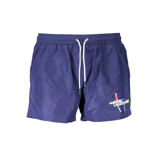 BAS DE MAILLOT DE BAIN KARL LAGERFELD BEACHWEAR HOMME BLEU - KARL LAGERFELD BEACHWEAR