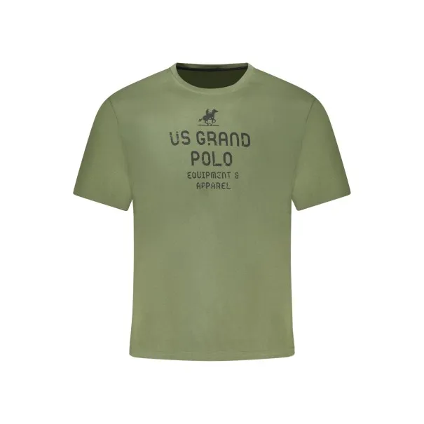 T-shirt vert à manches courtes pour homme US GRAND - U.S. GRAND