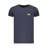 T-SHIRT À MANCHES COURTES POUR HOMMES CAVALLI CLASS BLEU - CAVALLI CLASS