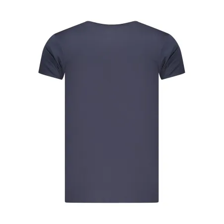 T-SHIRT À MANCHES COURTES POUR HOMMES CAVALLI CLASS BLEU - CAVALLI CLASS