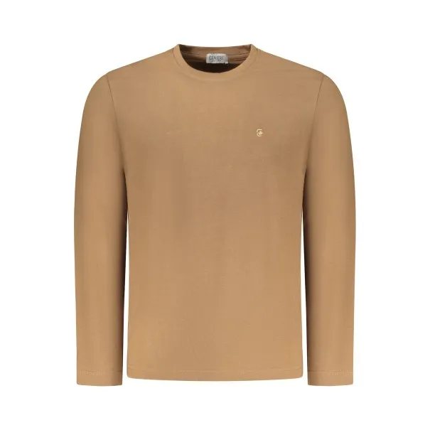 T-shirt à manches longues pour homme Coveri Moving, marron - COVERI MOVING
