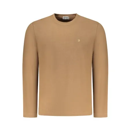 T-shirt à manches longues pour homme Coveri Moving, marron - COVERI MOVING