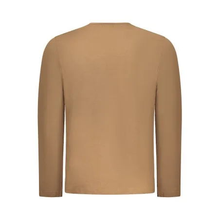 T-shirt à manches longues pour homme Coveri Moving, marron - COVERI MOVING