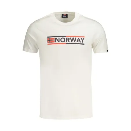 T-shirt blanc à manches courtes pour homme, Norvège 1963 - NORWAY 1963