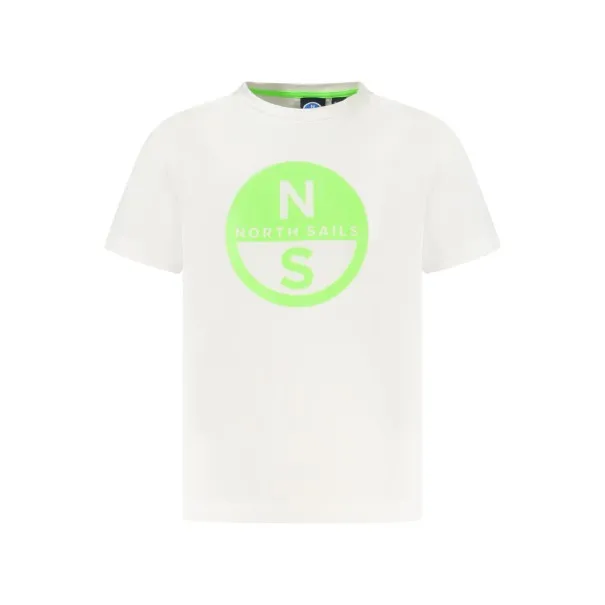 T-SHIRT MANCHES COURTES NORTH SAILS ENFANT BLANC - NORTH SAILS