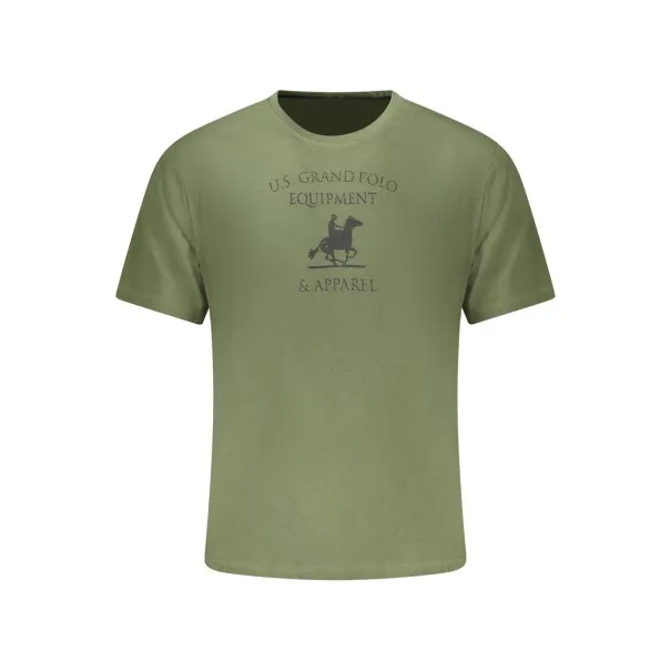 T-shirt vert à manches courtes pour homme US GRAND - U.S. GRAND