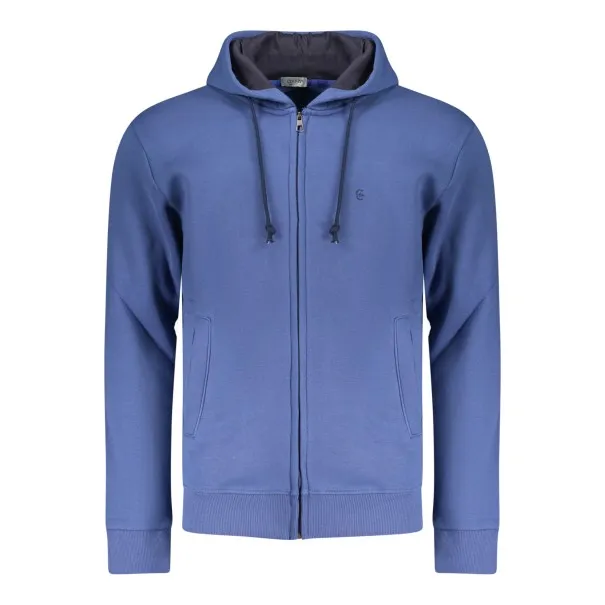 SWEAT-SHIRT BLEU À FERMETURE ÉCLAIR POUR HOMME COVERI MOVING - COVERI MOVING