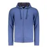 SWEAT-SHIRT BLEU À FERMETURE ÉCLAIR POUR HOMME COVERI MOVING - COVERI MOVING