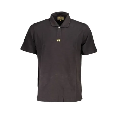 POLO HOMME NOIR À MANCHES COURTES LA MARTINA - LA MARTINA