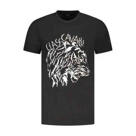 T-SHIRT À MANCHES COURTES CAVALLI CLASS HOMME NOIR - CAVALLI CLASS