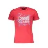 T-SHIRT À MANCHES COURTES CAVALLI CLASS HOMME ROUGE - CAVALLI CLASS