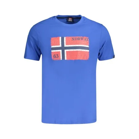 T-shirt à manches courtes pour homme, Norvège 1963, bleu - NORWAY 1963