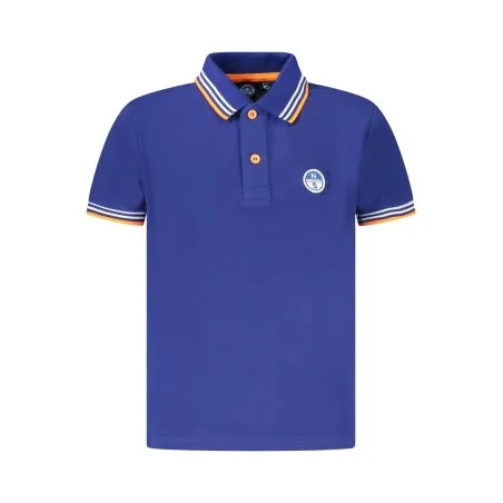 POLO MANCHES COURTES NORTH SAILS ENFANT BLEU - NORTH SAILS