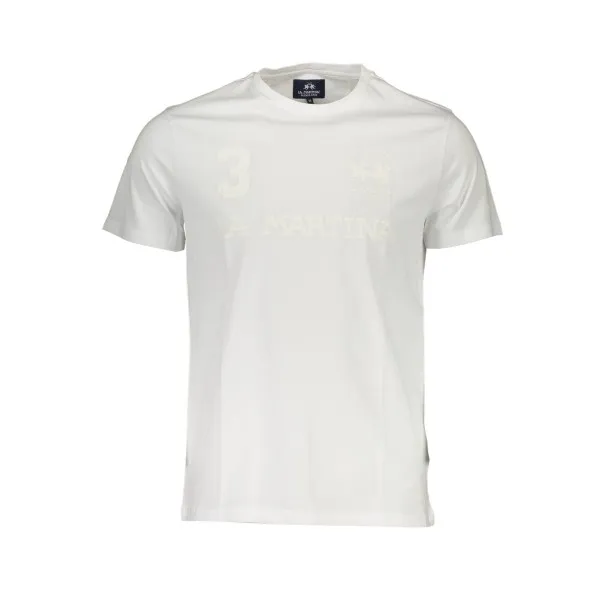T-SHIRT À MANCHES COURTES POUR HOMME LA MARTINA BLANC - LA MARTINA