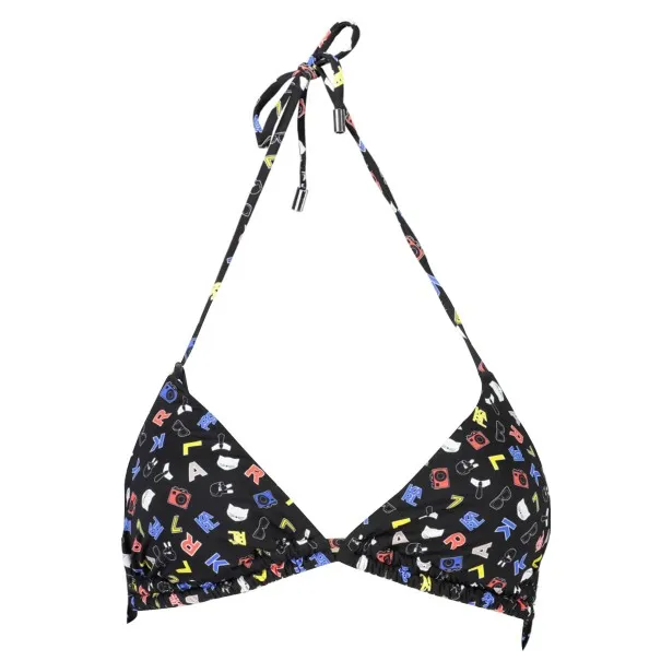 Haut de maillot de bain Karl Lagerfeld Beachwear pour femme Noir - KARL LAGERFELD BEACHWEAR