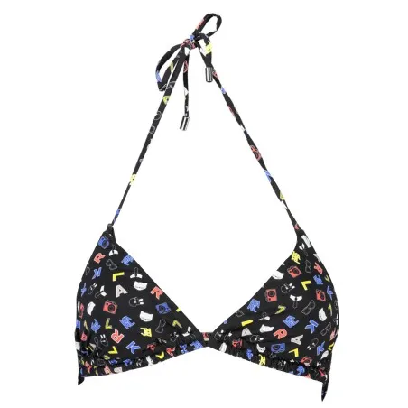 Haut de maillot de bain Karl Lagerfeld Beachwear pour femme Noir - KARL LAGERFELD BEACHWEAR
