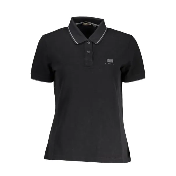 POLO À MANCHES COURTES NAPAPIJRI FEMME NOIR - NAPAPIJRI