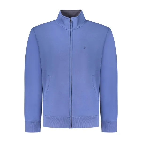 SWEAT-SHIRT BLEU À FERMETURE ÉCLAIR POUR HOMME COVERI MOVING - COVERI MOVING