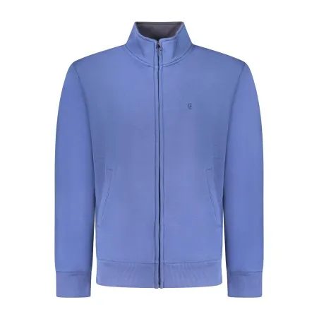 SWEAT-SHIRT BLEU À FERMETURE ÉCLAIR POUR HOMME COVERI MOVING - COVERI MOVING