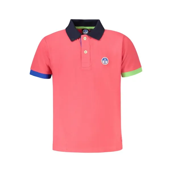 POLO MANCHES COURTES NORTH SAILS ENFANT ROSE - NORTH SAILS