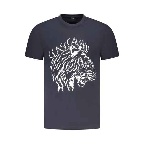 T-SHIRT À MANCHES COURTES CAVALLI CLASS HOMME BLEU - CAVALLI CLASS