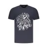 T-SHIRT À MANCHES COURTES CAVALLI CLASS HOMME BLEU - CAVALLI CLASS