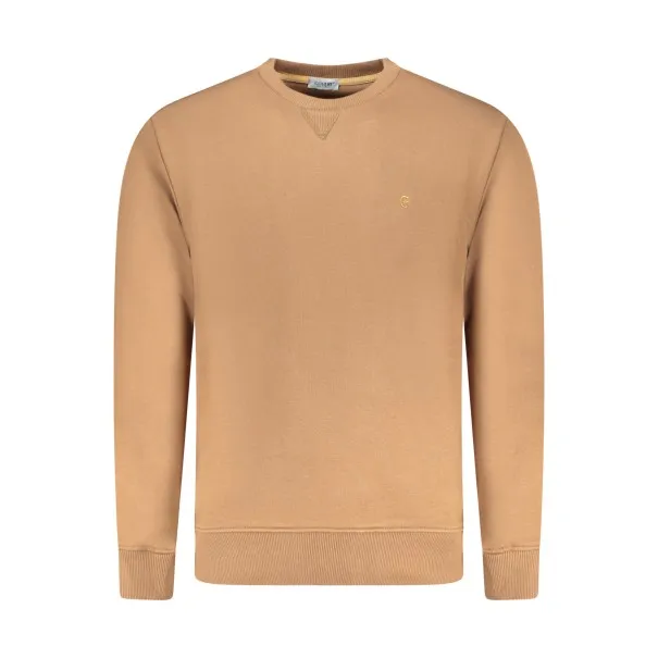 SWEAT-SHIRT FERMETURE ÉCLAIR MARRON POUR HOMME COVERI MOVING - COVERI MOVING