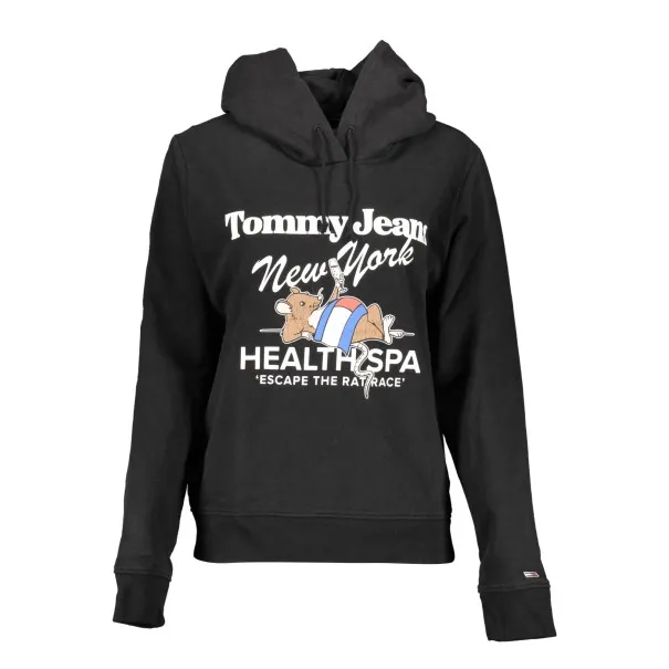 Sweat-shirt Tommy Hilfiger sans fermeture éclair pour femme Noir - TOMMY HILFIGER