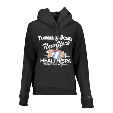 Sweat-shirt Tommy Hilfiger sans fermeture éclair pour femme Noir - TOMMY HILFIGER