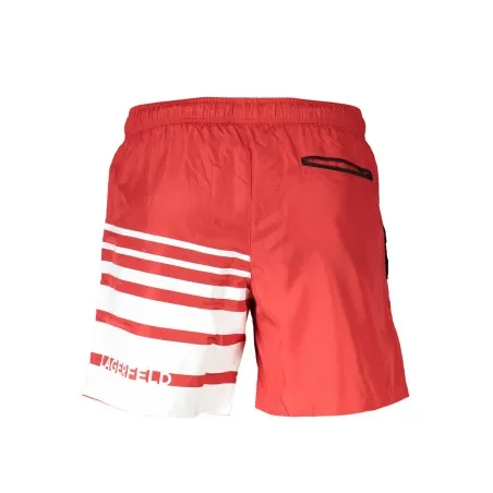 KARL LAGERFELD BEACHWEAR MAILLOT DE BAIN HOMME BAS ROUGE - KARL LAGERFELD BEACHWEAR