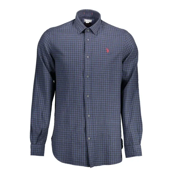 Chemise bleue à manches longues pour homme US POLO ASSN. - U.S. POLO ASSN