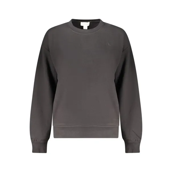SWEAT-SHIRT NOIR À FERMETURE ÉCLAIR CALVIN KLEIN POUR FEMME - CALVIN KLEIN