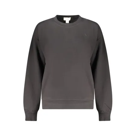 SWEAT-SHIRT NOIR À FERMETURE ÉCLAIR CALVIN KLEIN POUR FEMME - CALVIN KLEIN
